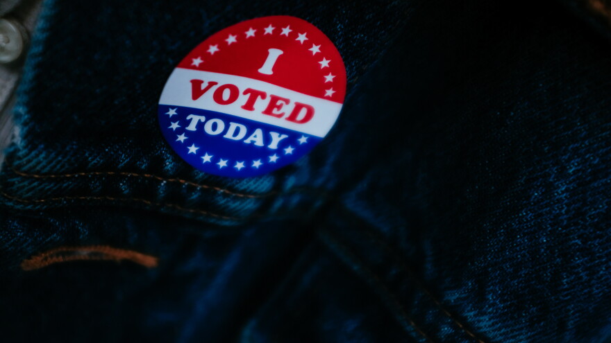 An "I Voted Today" sticker.