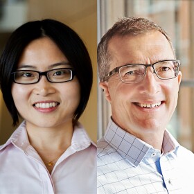 Zhen Xu (left) and Jim Adox (right)