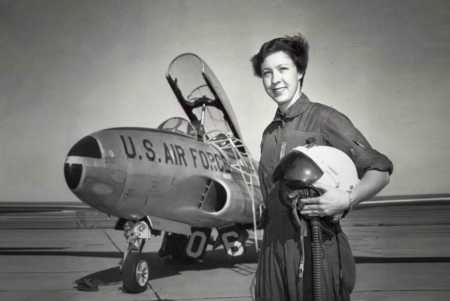 Wally Funk graduated from Oklahoma State University with a degree in secondary education in 1960. During her time at the university, she was a member of the Flying Aggies student club.