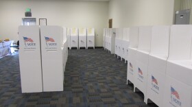 Early voting booths in Ada County