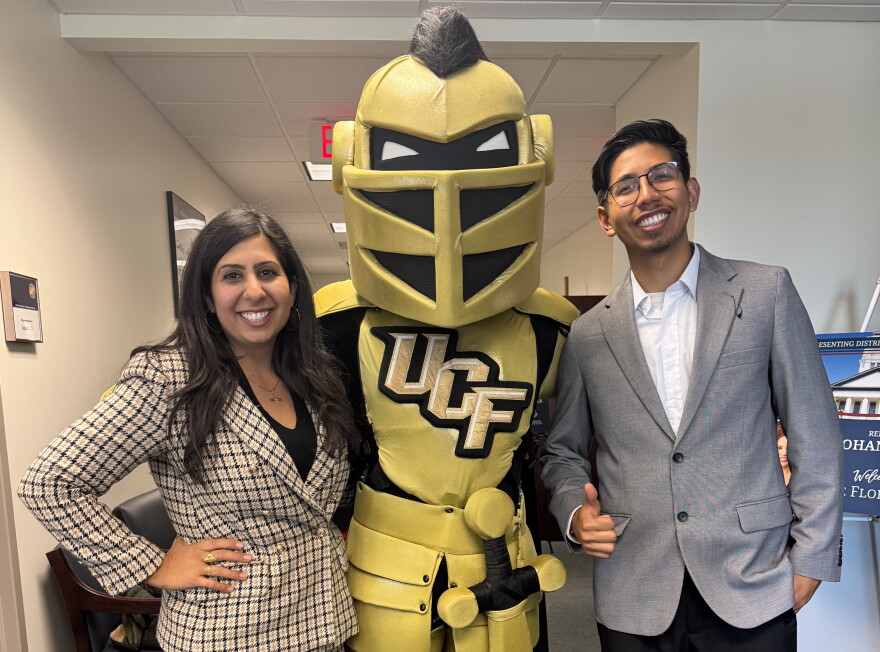 Alexander Vallejos said the first person he recounted the story of his ICE detention in full was to state Rep. Anna Eskamani after she finished at a speaking event in UCF.