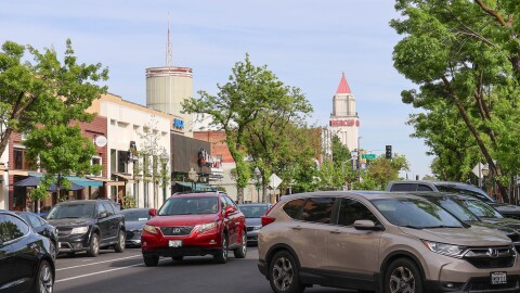 Main street in downtown Merced.