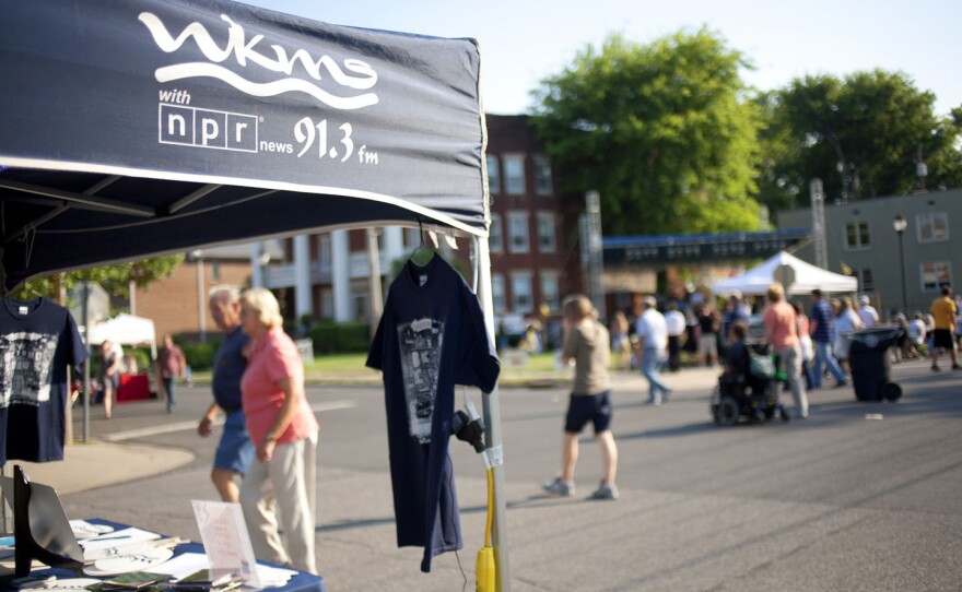 WKMS Booth at LowerTown 2012