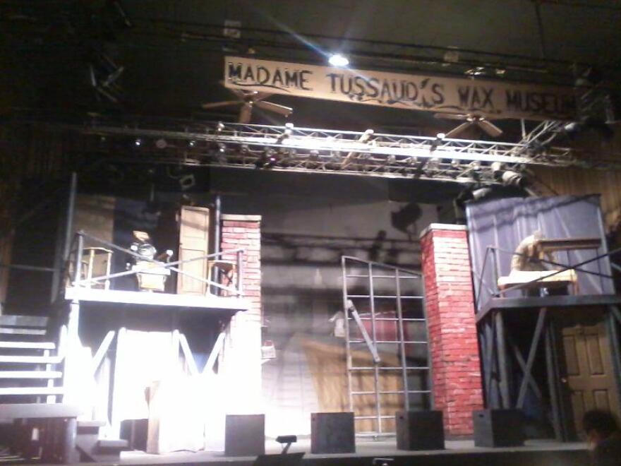 Assistant Director Kevin Clark on the set of TWO's "Sweeney Todd."