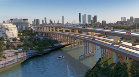 A new highway construction project will convert State Road 836 into a double-decker freeway.