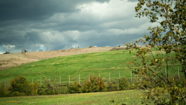 Seneca Meadows landfill in early October.
