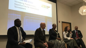 Education advocates and representatives from the TDOC discuss education in prison at a November panel.