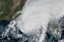 Satellite image shows Hurricane Isaias approaching the Gulf Coast of Alabama and Florida