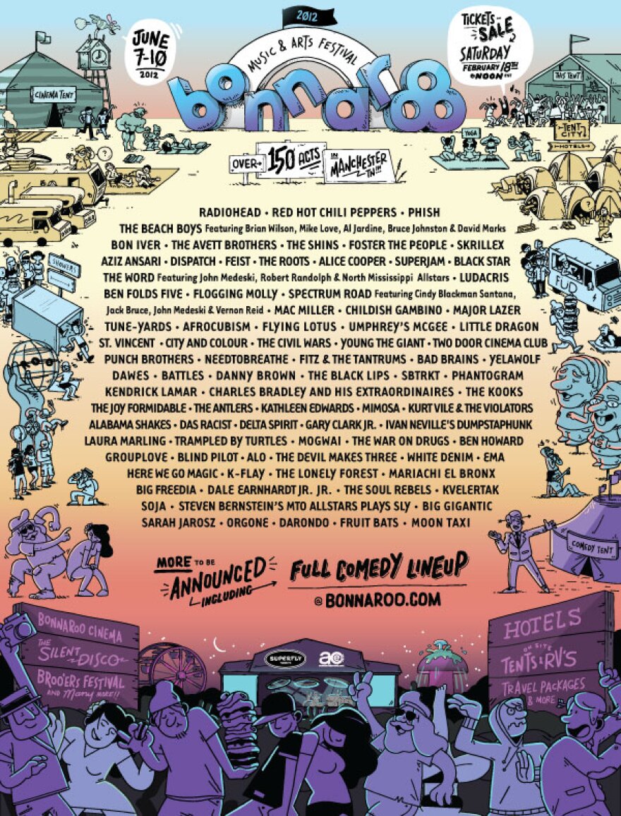 Bonnaroo 2012 lineup