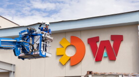 Exterior signage is installed on Arizona Western College and Onvida Health's future Health Careers Center, Sept. 8, 2026.