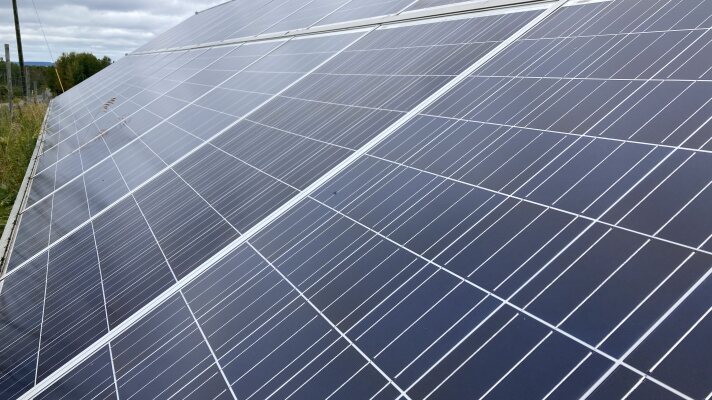  King Orchards has solar panels, which McAvoy said to do their part and help them reduce their emissions.