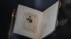 FILE - A previously unknown portrait, circe 1868, of abolitionist and Underground Railroad conductor Harriet Tubman is unveiled at The Smithsonian's National Museum of African American History and Culture in Washington, March 25, 2019. (AP Photo/Sait Serkan Gurbuz, File)