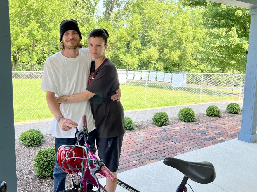 Brian Behl and Bethany Lykins took home two bikes from the Wheelhouse in July. They plan to ride them to work at a local plant.