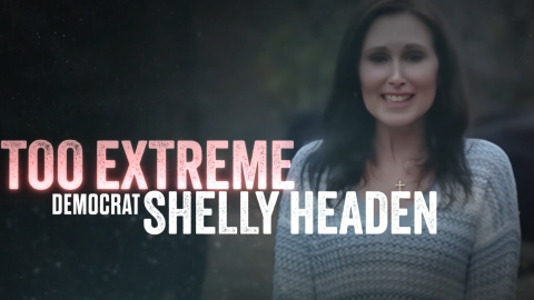 A screenshot of a TV ad running against Guilford County state House candidate Shelly Headen. While the Democratic Party has withdrawn its support for Headen over her past social media posts, the N.C. House Republican Caucus is spending on TV ads to help her opponent, incumbent Republican Rep. John Blust.