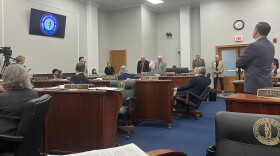 Rep. John Blanton, R-Salyersville, delivers articles of impeachment against Judge Julie Goodman to the Kentucky Senate March 24, 2026.