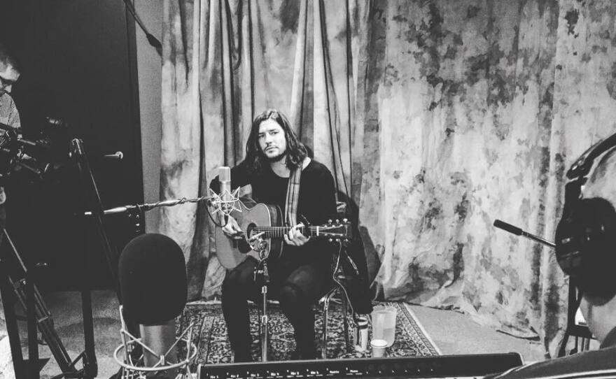 Craig Stickland playing his session