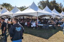 Ideal weather over the weekend also helped swell the ranks of festival-goers.