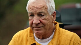 FILE - Former Penn State University assistant football coach Jerry Sandusky arrives at the Centre County Courthouse, Friday, Nov. 22, 2019, in Bellefonte, Pa.