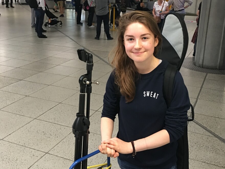 For Vicki Sayers, getting a license to busk on the Tube would be her way of getting into London's music scene.