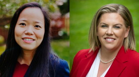 Dr. Linh Nguyen (D) and Tasha Sims (R)