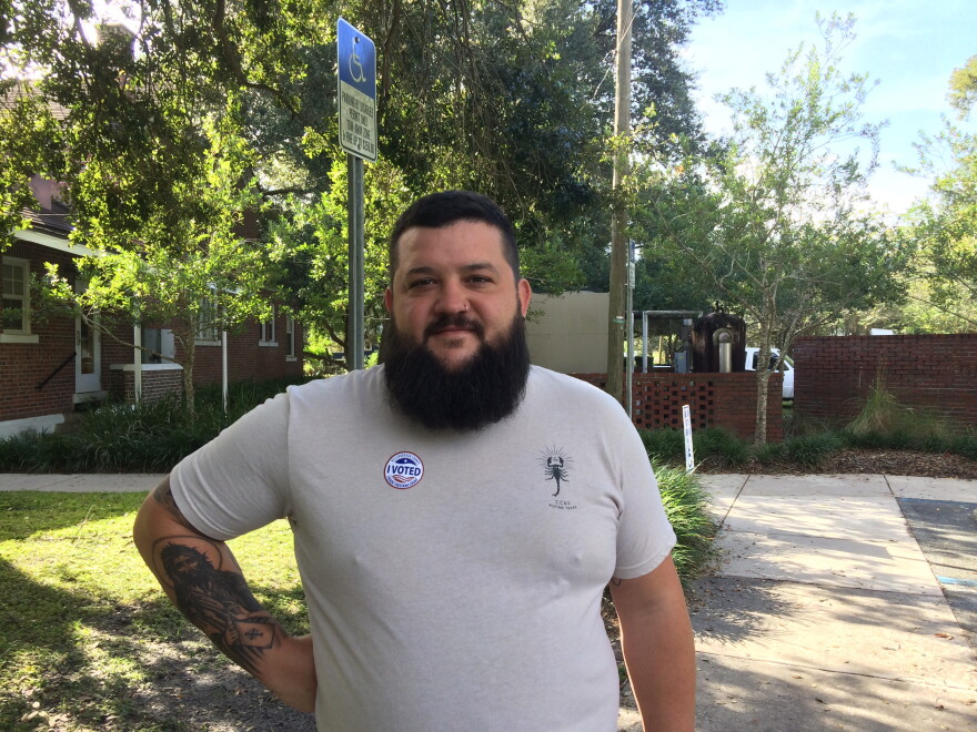 Tampa voter Joel Davis
