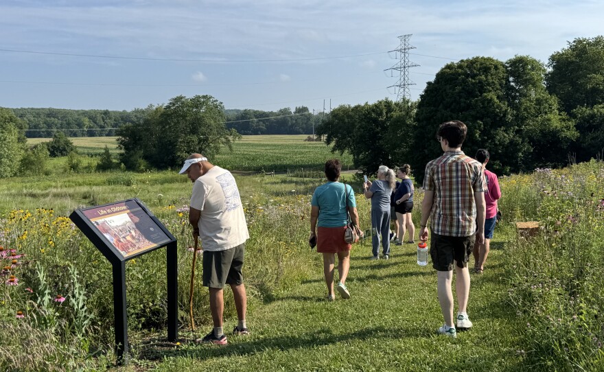 The first stop in Ohio was Great Council State Park. Tribal citizens got to visit a prairie — a type of ecosystem first shaped by Native American prescribed fires.