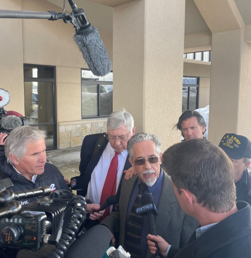 Sanderson spoke to reporters outside after the verdict. He maintained Paltrow hit him, but he said he wouldn't do it all over knowing what he knows now.