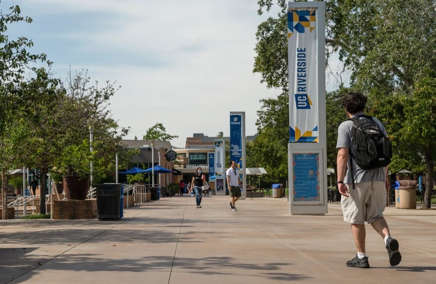 The University of California, Riverside campus in Riverside on June 9, 2022.