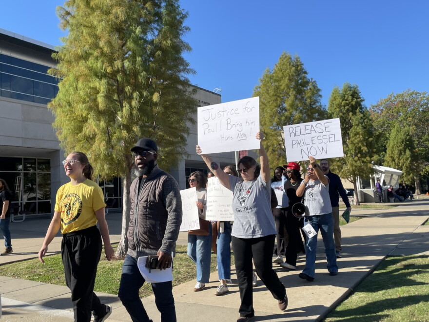 A march and rally at Missouri State University in Springfield, Mo. on October 28, 2026.