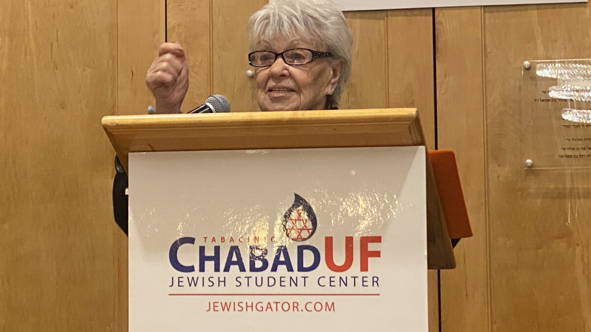 'Never again is now': Irene Zisblatt shares holocaust experience at UF Chabad - Vimarsana News
