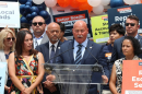 Photo of Fresno Mayor Jerry Dyer speaking at a rally.
