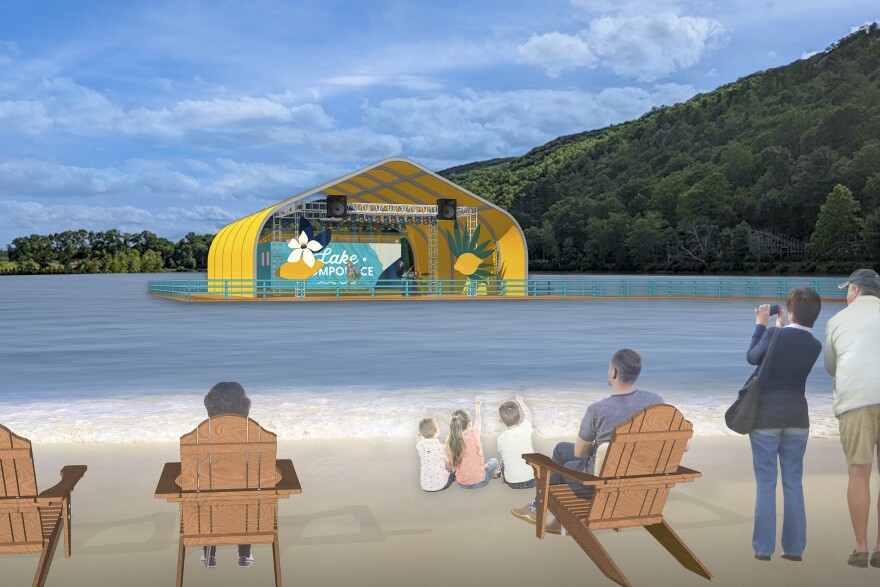 The lake takes center stage, ushering in a new era of concerts at Lake