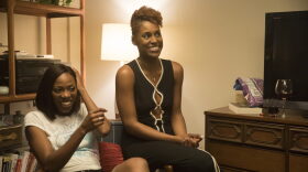 Critics say "Insecure," starring Issa Rae (right), is transforming the way black women are portrayed on TV. (Justina Mintz/Courtesy of HBO)