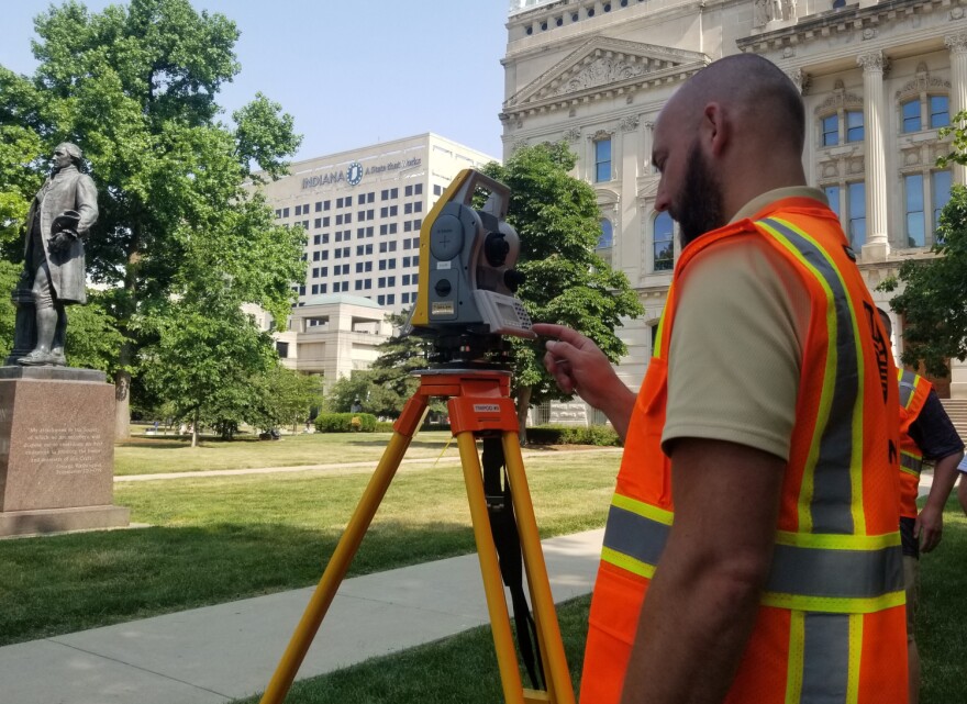 Indiana teachers are receiving training this week for a variety of civil construction skills.