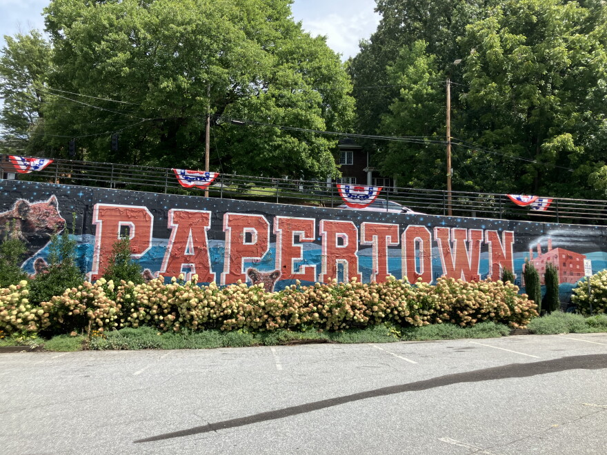 A mural in downtown Canton, as seen on Thursday, Aug. 13, 2026.