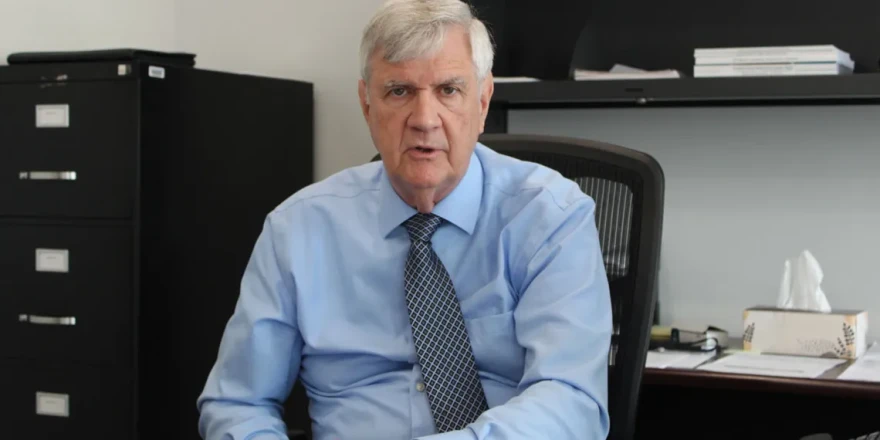 Legislative Inspector General Michael McCuskey speaks to Capitol News Illinois during an interview on June 6, 2023.