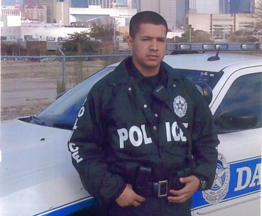 Patrick Zamarripa, of the Dallas Police Department, was one of the five officers killed in a shooting in Dallas.