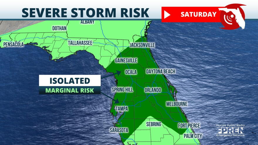 Saturday Severe Risk