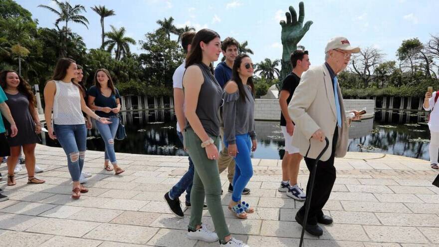 An observance was held at the Holocaust Memorial Miami Beach on April 8, 2018. Florida Atlantic University in Boca Raton recently received two major donations to support its Holocaust education programs.