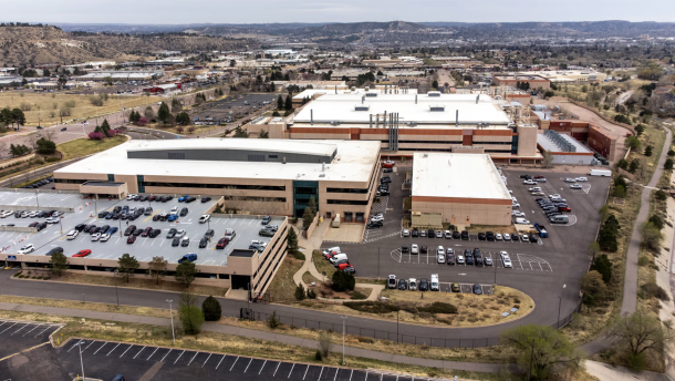 The proposed site of a new data center off Garden of the Gods Road in Colorado Springs. April 1, 2026.