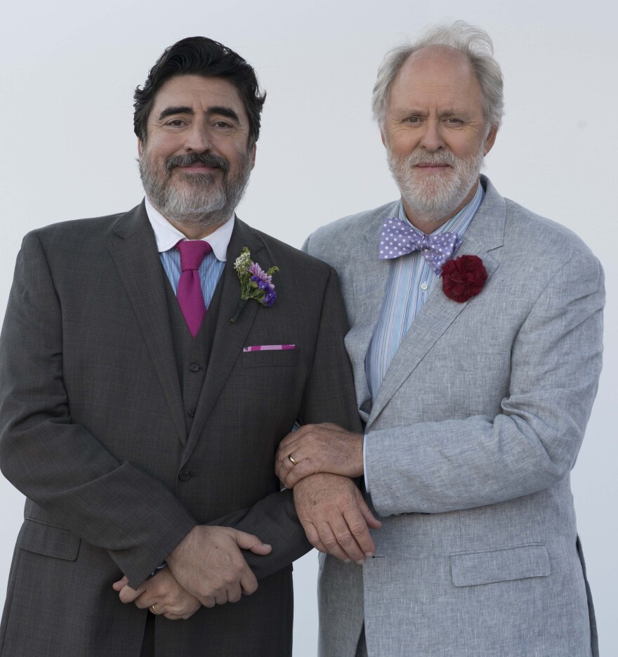 Alfred Molina (left) and John Lithgow play George and Ben in <em>Love Is Strange</em>, a film about two men who have shared four decades of their lives.