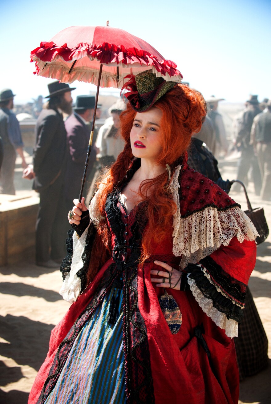 If Johnny Depp's in the film, can Helena Bonham Carter (and a bustier) be far behind? In this <em>Ranger, </em>she plays Red, the madam of a Texas brothel who offers aid and comfort to Tonto and his masked companion.