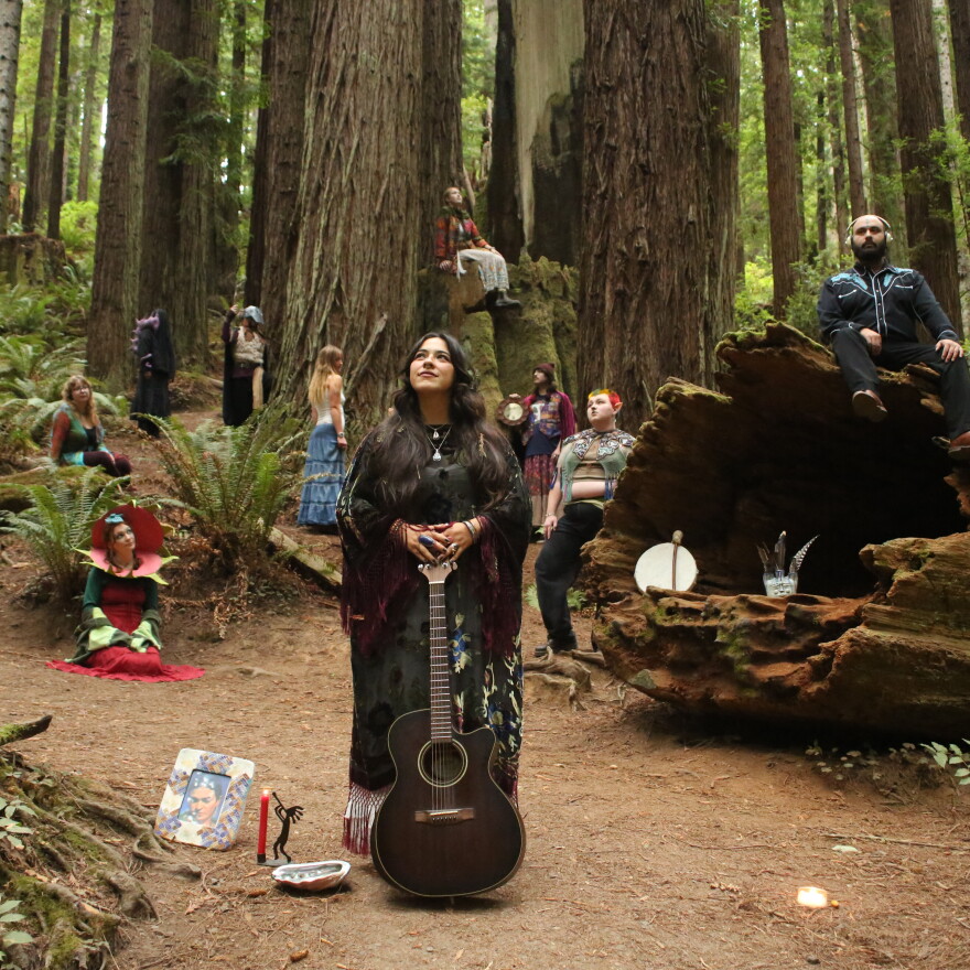 The cover of Luna Sofia's new album "Clay" provided by Sofia's team