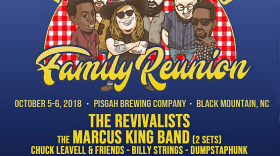 Psoter of festival featuring Marcus King, family and friends