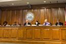 The Gainesville City Commission discusses how soon the decision from the ballot would go into effect if voters were to approve it. City Attorney Daniel Nee said it could be effective almost immediately after the election. (Layne Know/WUFT News)