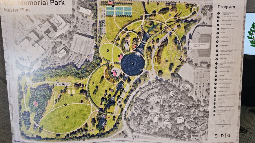 War Memorial Park master plan