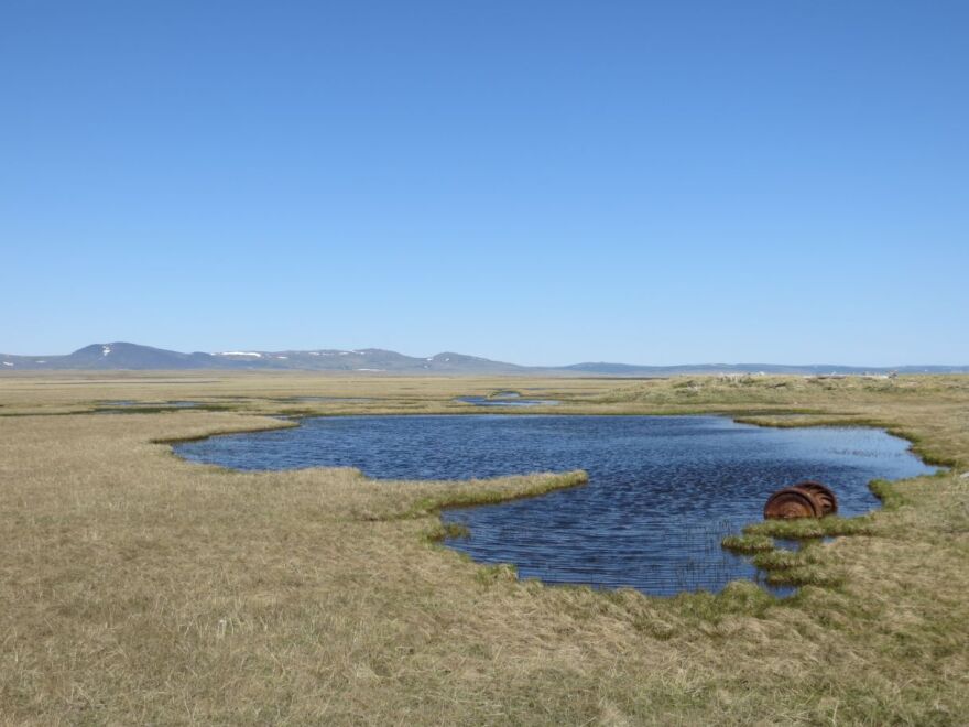 The Solomon River area along the Nome-Council Highway. (Photo by Maddie Winchester/ KNOM)