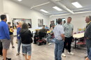 Attendees of the 56-bed Bena shelter ribbon-cutting ceremony gather on Aug. 26, 2026.
