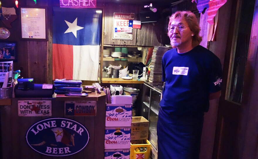 Takeshi Yoshino, the owner of Little Texas in Tokyo, was made an honorary Texan in 2011.