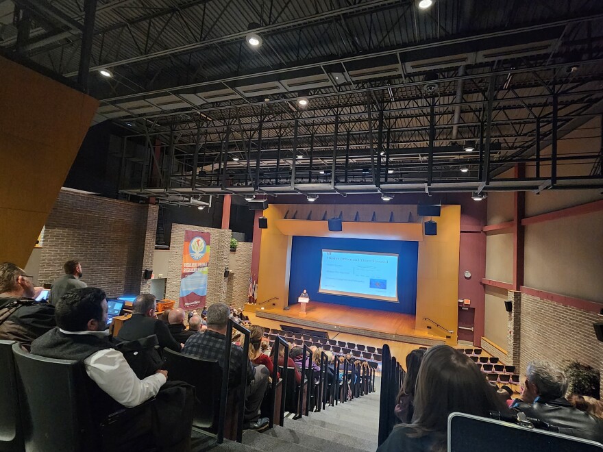 A budget town hall at Missouri State University on December 4, 2025.